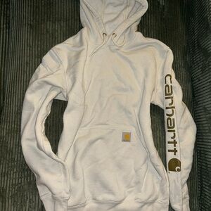 Carhartt Cream Loose Fit Hoodie